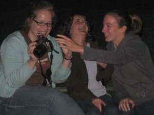 A beautifully captured laugh.