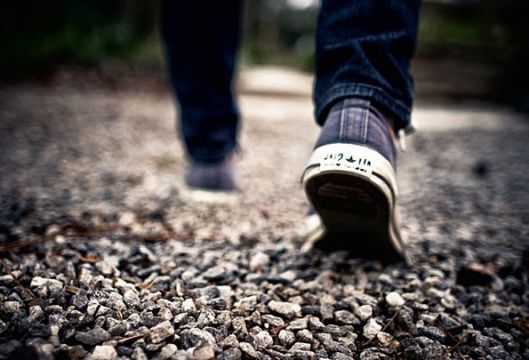 Walking-Gravel-Feet-Sneakers-Free-Image-Path-Male--4740